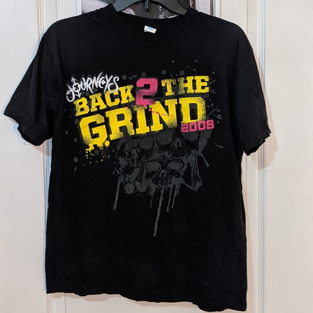 Rare Journeys Shoes Employee Crew Back 2 The Grind 2008 T-shirt